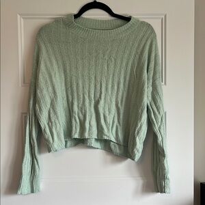 American Eagle Outfitters Mint Green Crew Neck Thin Sweater
